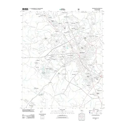 2011 Map of Greenwood, 2011 Print