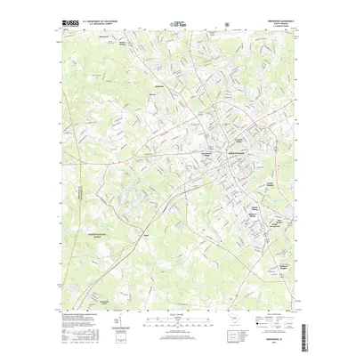 2017 Map of Greenwood, 2017 Print
