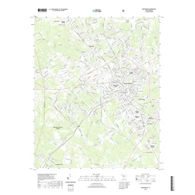 2020 Map of Greenwood, 2020 Print