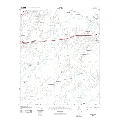 2011 Map of Greenwood, 2011 Print