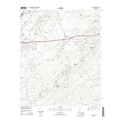 2014 Map of Greenwood, 2014 Print