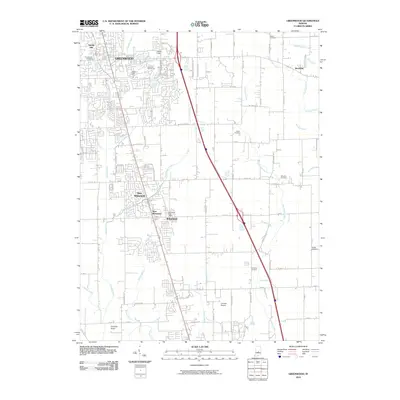 2010 Map of Greenwood, 2010 Print