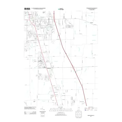 2013 Map of Greenwood, 2013 Print
