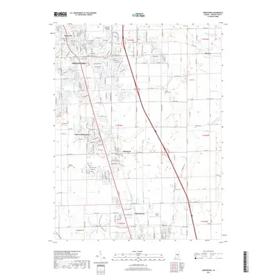 2019 Map of Greenwood, 2019 Print