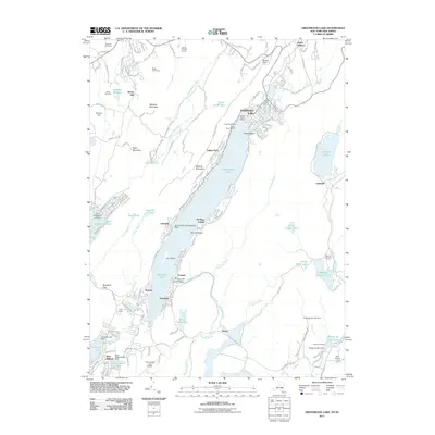 2011 Map of Greenwood Lake, 2011 Print