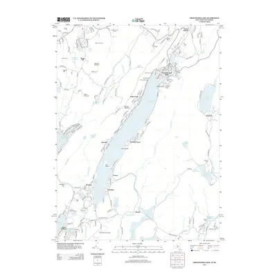 2013 Map of Greenwood Lake, 2013 Print