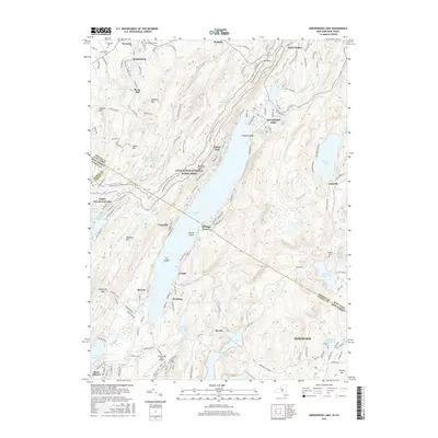 2016 Map of Greenwood Lake, 2016 Print