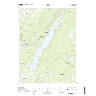 2019 Map of Greenwood Lake, 2019 Print
