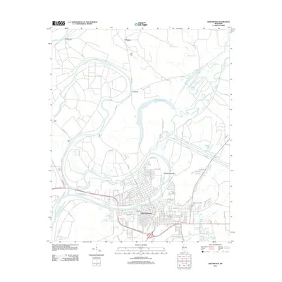 2012 Map of Greenwood, 2012 Print