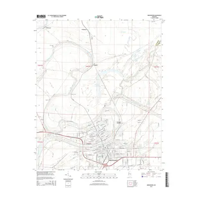 2015 Map of Greenwood, 2015 Print