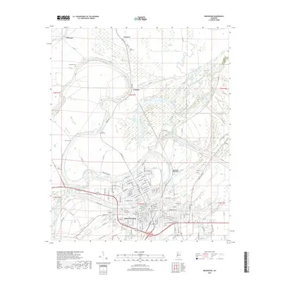 2018 Map of Greenwood, 2018 Print