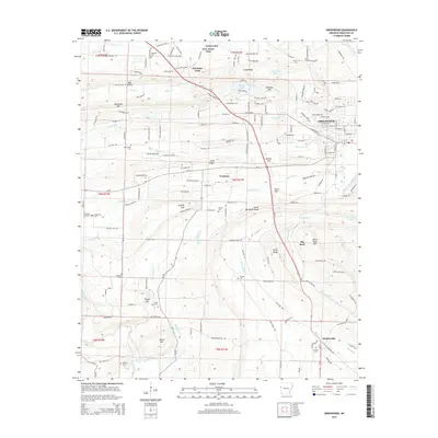 2014 Map of Greenwood, 2014 Print
