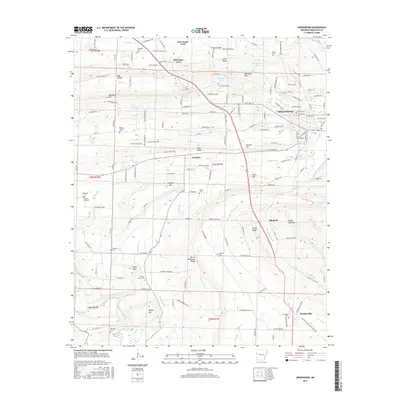 2017 Map of Greenwood, 2017 Print