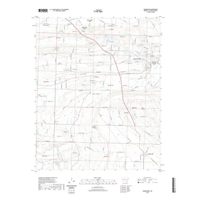 2020 Map of Greenwood, 2020 Print
