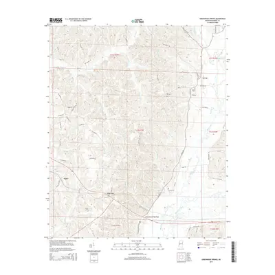 2015 Map of Greenwood Springs, 2015 Print