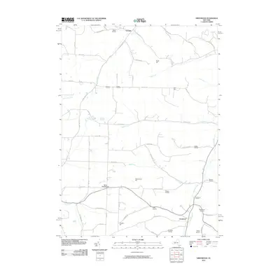 2010 Map of Greenwood, 2010 Print