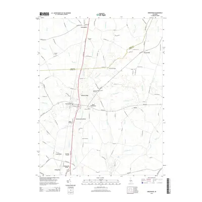 2014 Map of Greenwood, 2014 Print