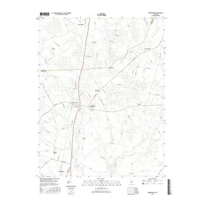 2016 Map of Greenwood, 2016 Print