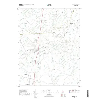 2019 Map of Greenwood, 2019 Print