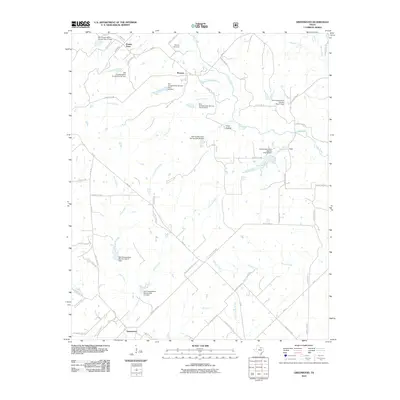 2010 Map of Greenwood, 2010 Print