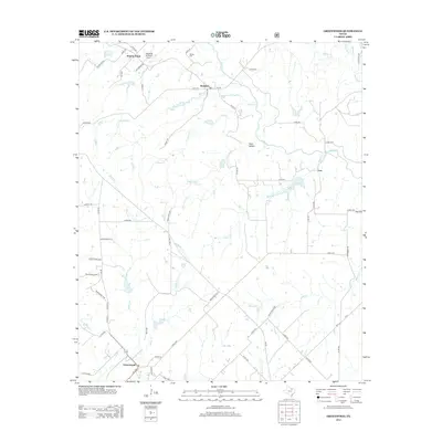 2013 Map of Greenwood, 2013 Print