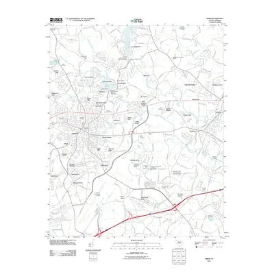 2011 Map of Greer, 2011 Print