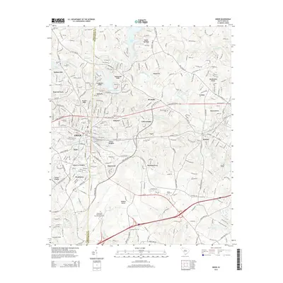 2014 Map of Greer, 2014 Print