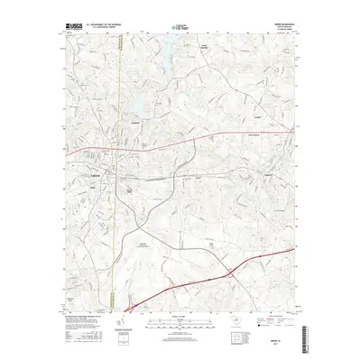 2017 Map of Greer, 2017 Print