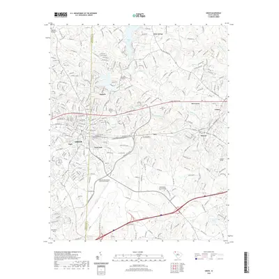 2020 Map of Greer, 2020 Print