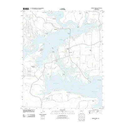 2011 Map of Greers Ferry, 2011 Print