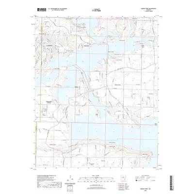 2020 Map of Greers Ferry, 2020 Print