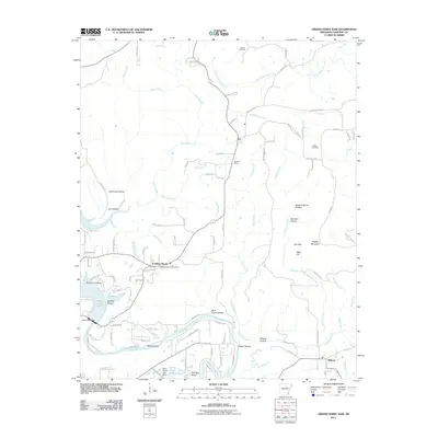 2011 Map of Greers Ferry Dam, 2011 Print