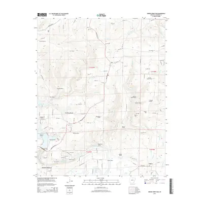 2014 Map of Greers Ferry Dam, 2014 Print