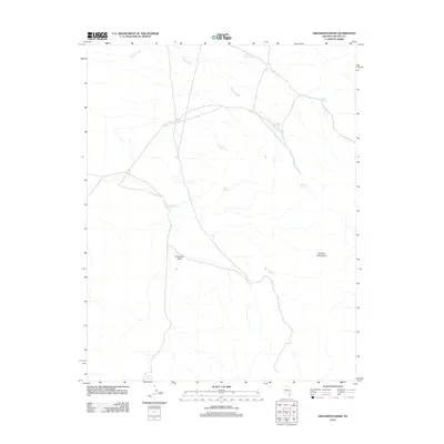 2012 Map of Gregerson Basin, 2012 Print