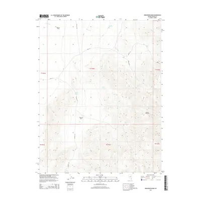 2014 Map of Gregerson Basin, 2014 Print