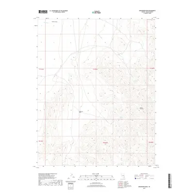 2018 Map of Gregerson Basin, 2018 Print