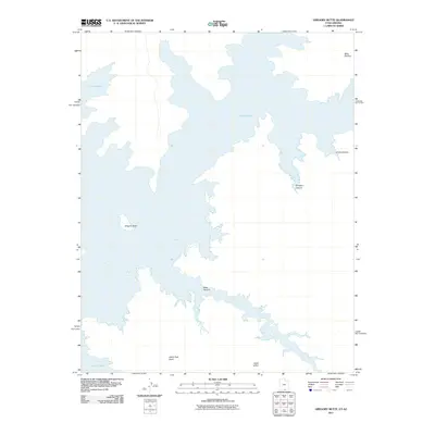 2011 Map of Gregory Butte, 2011 Print