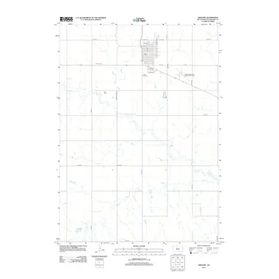 2012 Map of Gregory, 2012 Print