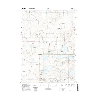 2014 Map of Gregory, 2014 Print
