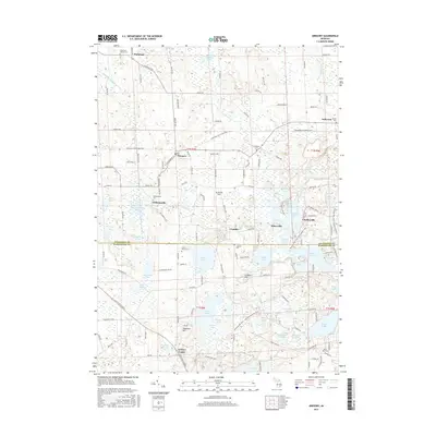 2017 Map of Gregory, 2017 Print