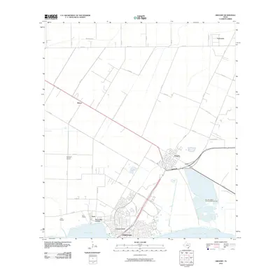2010 Map of Gregory, 2010 Print