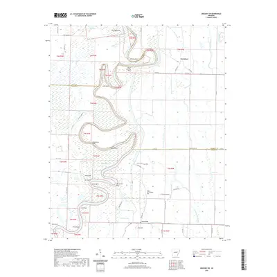 2020 Map of Gregory SW, 2020 Print