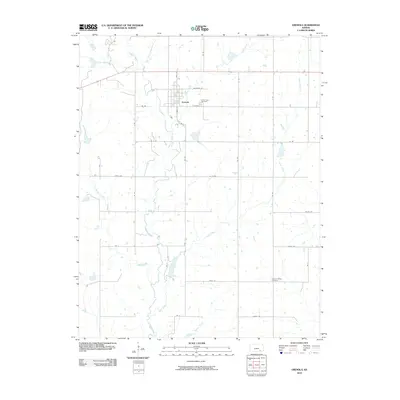 2010 Map of Grenola, 2010 Print