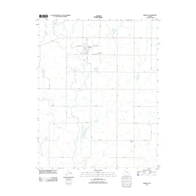 2012 Map of Grenola, 2012 Print