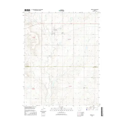 2015 Map of Grenola, 2015 Print
