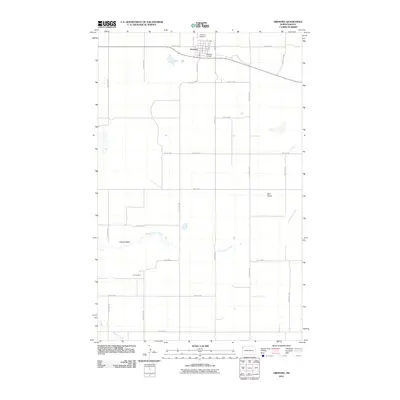 2011 Map of Grenora, 2011 Print
