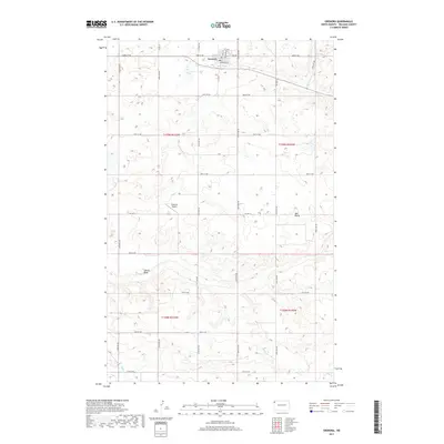 2017 Map of Grenora, 2017 Print