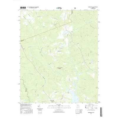 2017 Map of Greshamville, 2017 Print