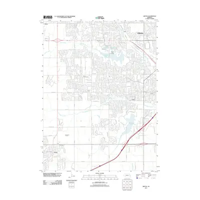 2011 Map of Gretna, 2011 Print