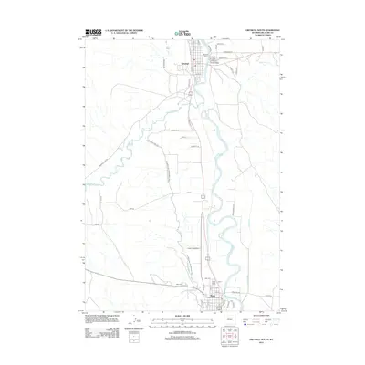 2012 Map of Greybull South, 2012 Print